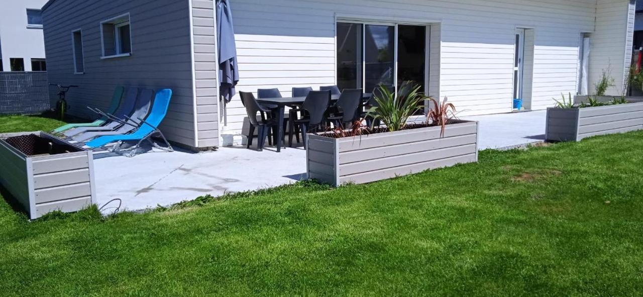 Maison De La Plage Des Amiets Cléder Exteriör bild